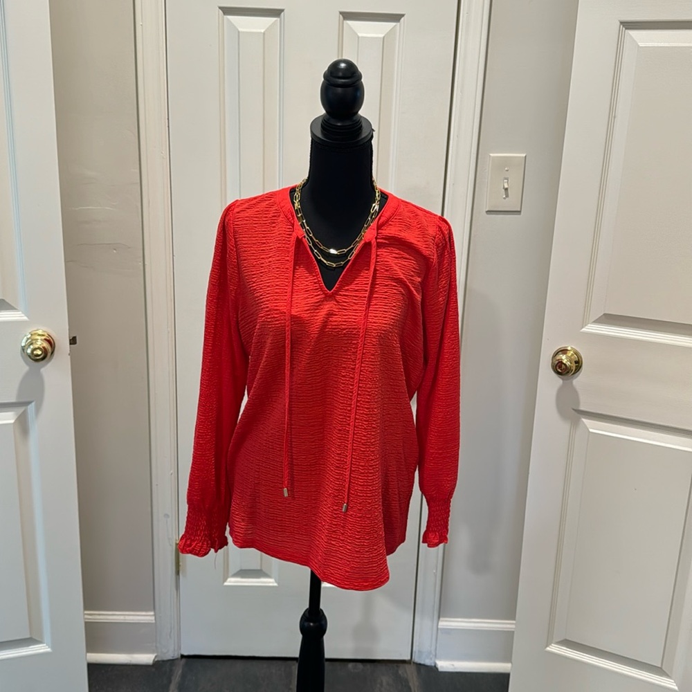 NWOT—Size Small Calvin Klein Red Top
